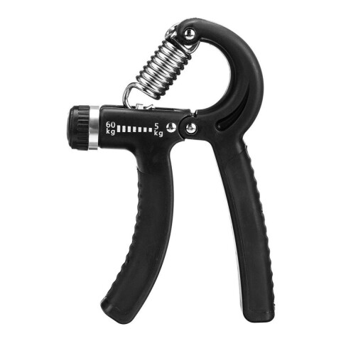 Ejercitador De Manos Hand Grip Regulable A Medida Fitness Variante Color Negro