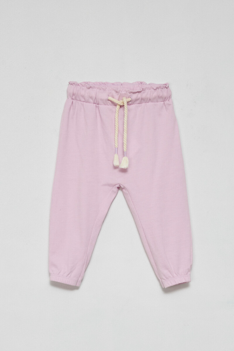 Pantalón deportivo baggy Lila