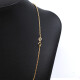 Cadena en oro 18k rosa forcet fina. Largo 40cm Cadena en oro 18k rosa forcet fina. Largo 40cm