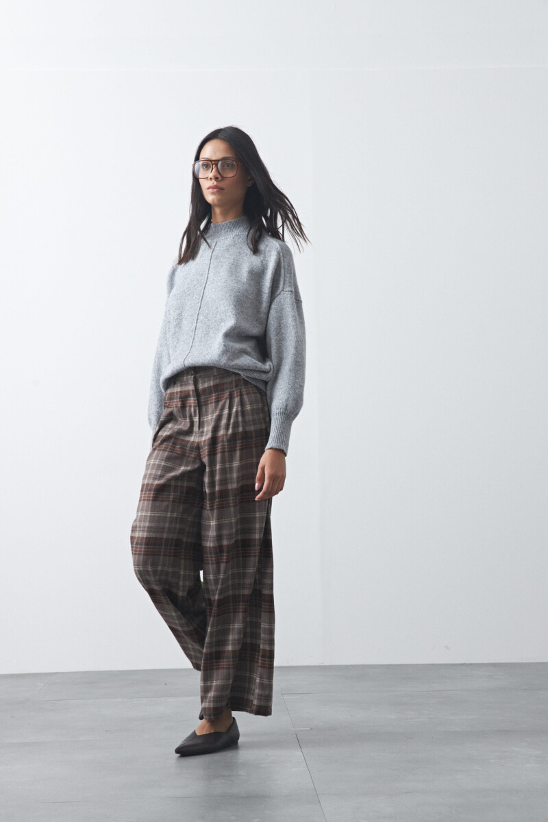 POLERA ISLAND Gris Melange