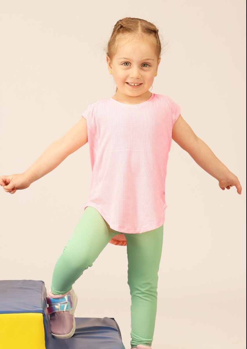 Remera Deportiva. - Rosa 