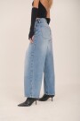 Jean Baggy Olivo Azul