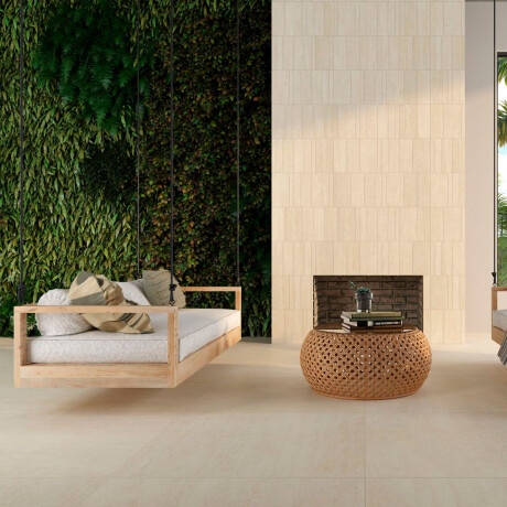 Porcelanato Travertino Antideslizante Rectificado 90X90Cm Piso Pared GAMAS DE BEIGE