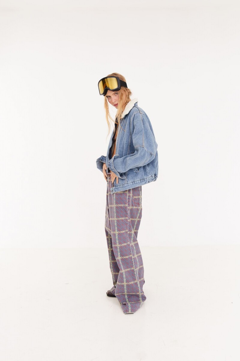 Pantalon Blaze Fucsia y petroleo