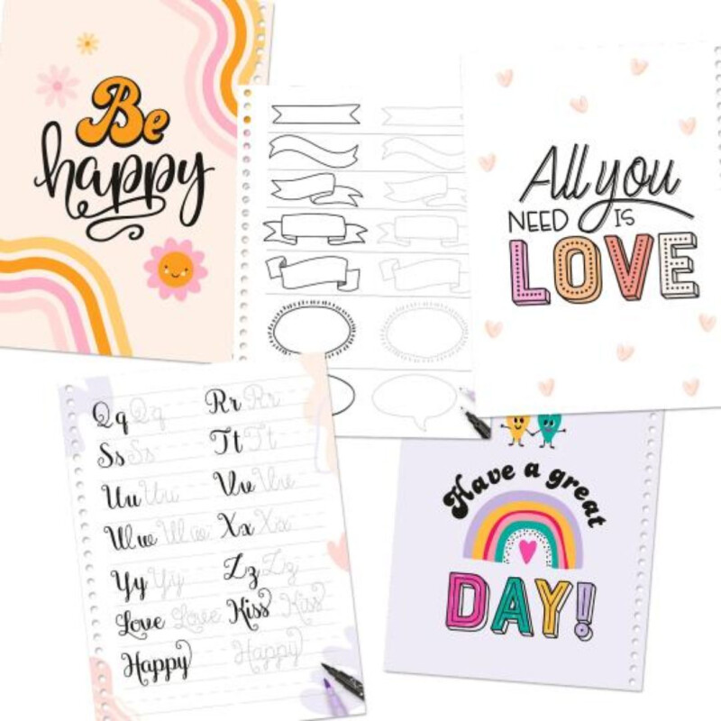 Hand lettering set- Top Model Hand Lettering Set- Top Model