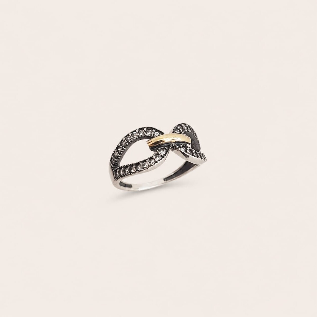 Anillo Amparo - Plata y Oro 