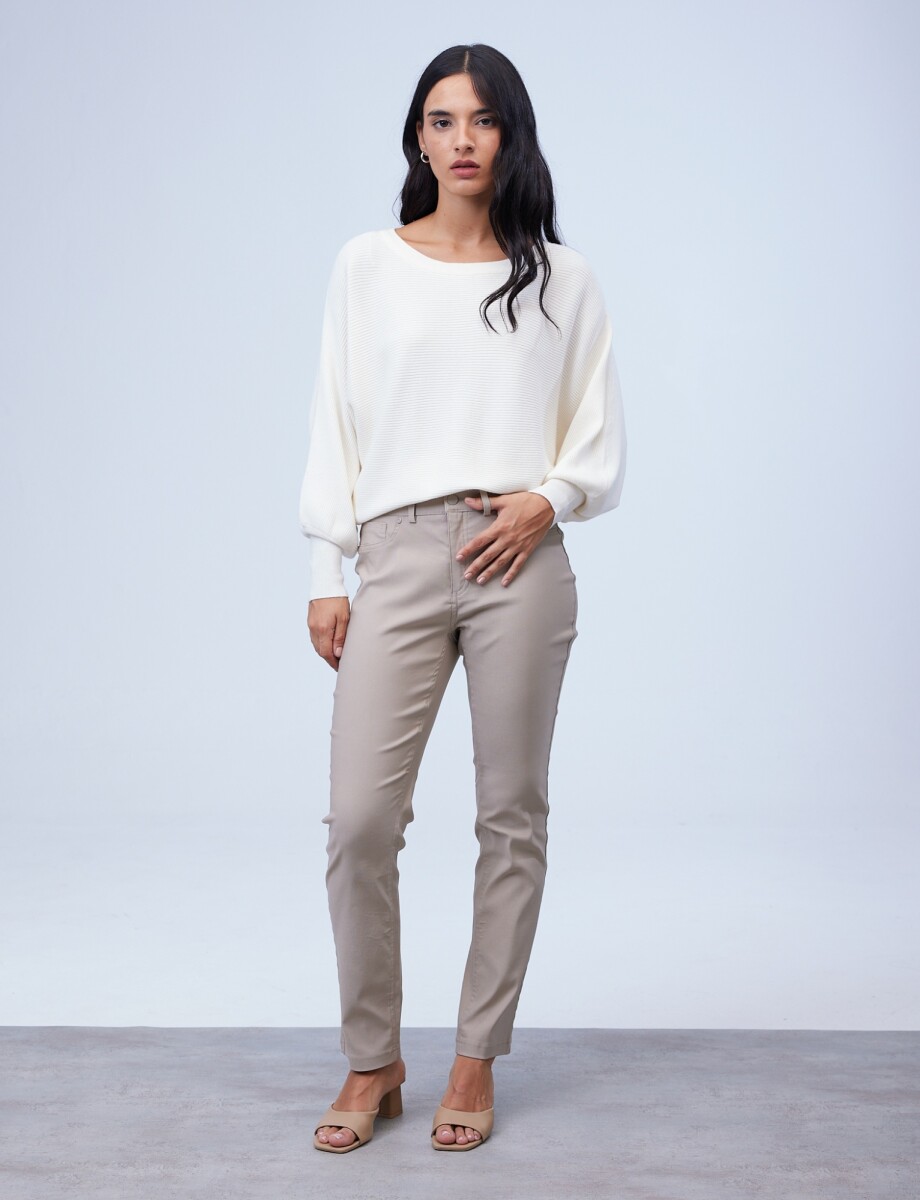 Pantalon Corte Jean - Tostado 