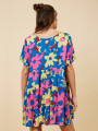 VESTIDO CORTO REBA RUSTY Rosado