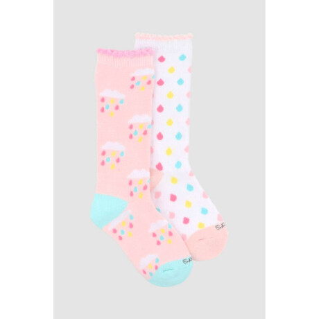 Pack x2 medias full terry kids Estampado 1