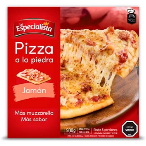Pizza Muzzarella & Jamón La Especialista 500g Pizza Muzzarella & Jamón La Especialista 500g