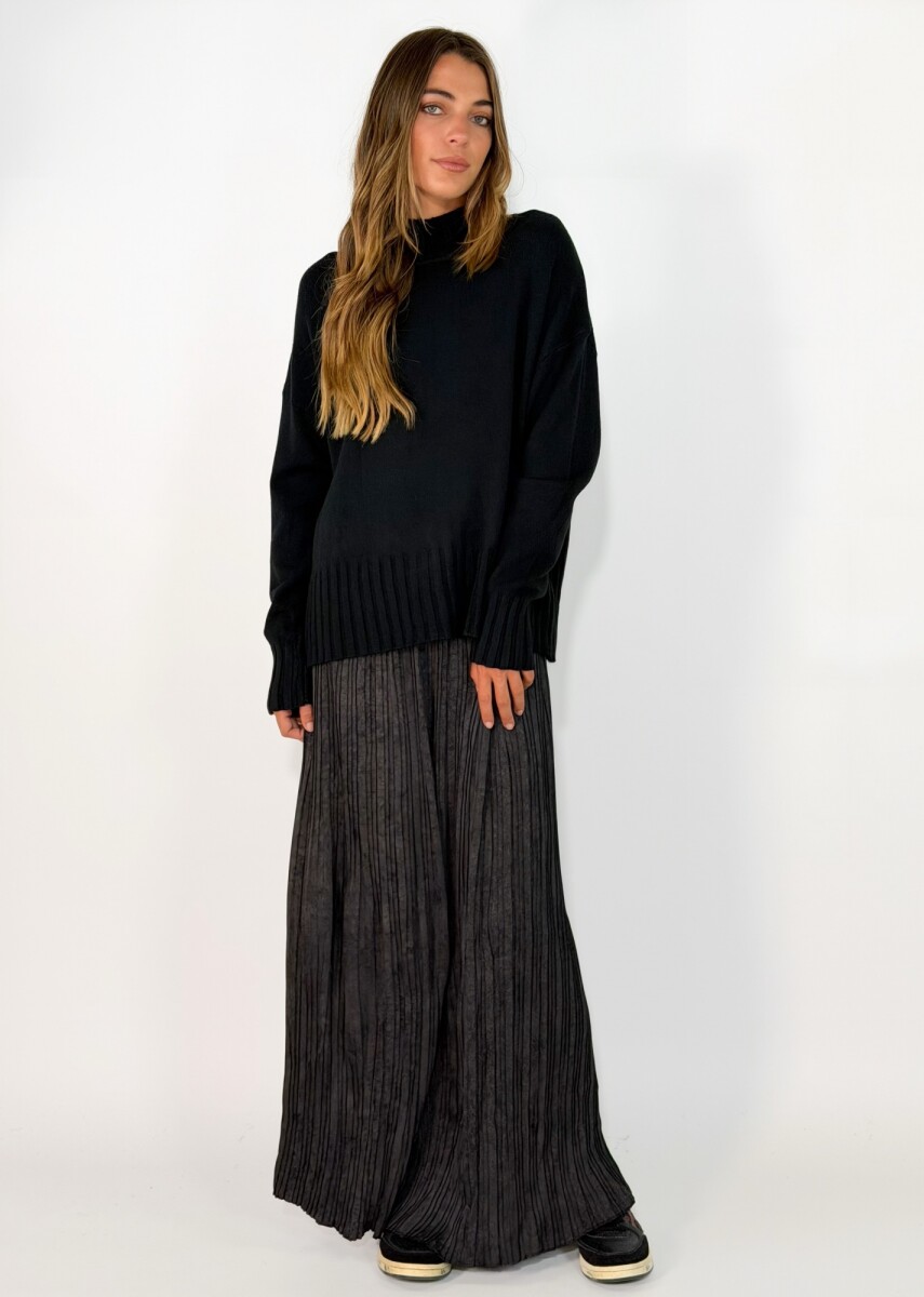 POLLERA MAKRAN - NEGRO 