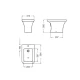 Bidet Milena 1 Agujero Blanco 000