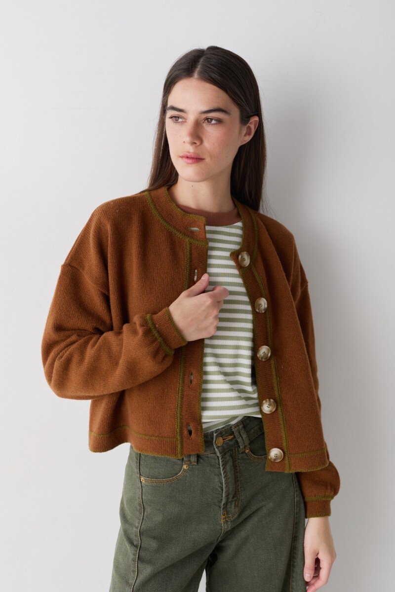 CARDIGAN TERRO WINTER Camel Pre Venta