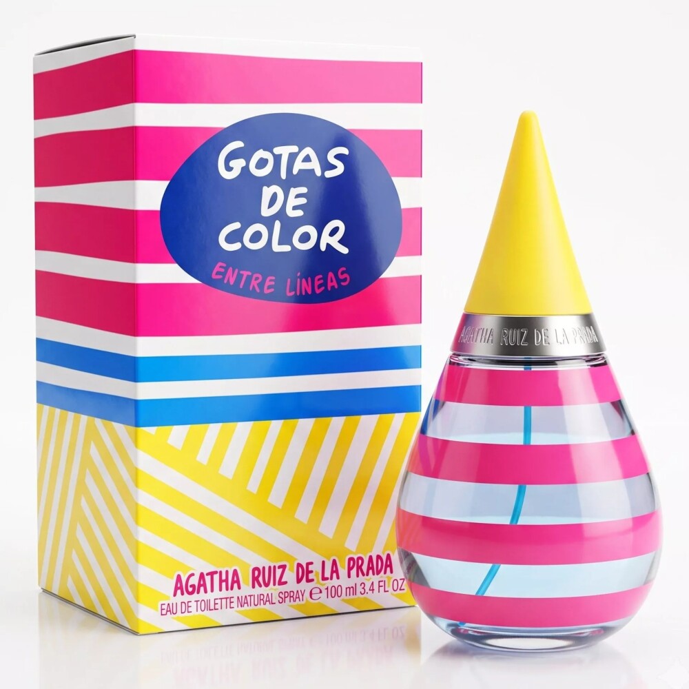 Agatha Ruiz De La Prada Gotas de Color Entre Líneas (Edición 2023) Eau de Toilette 100ml - Femenino