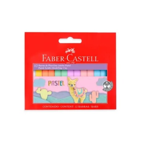 Plastilina Faber-Castell x12 Pastel Plastilina Faber-Castell x12 Pastel