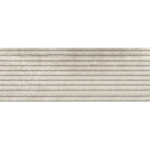 Porcelanato Struttura Decorado 3D 33X100Cm Pared GAMAS DE GRIS