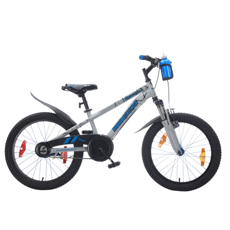 Bicicleta Baccio R.20 Niño Mtb Dlx Bambino Gris/turquesa