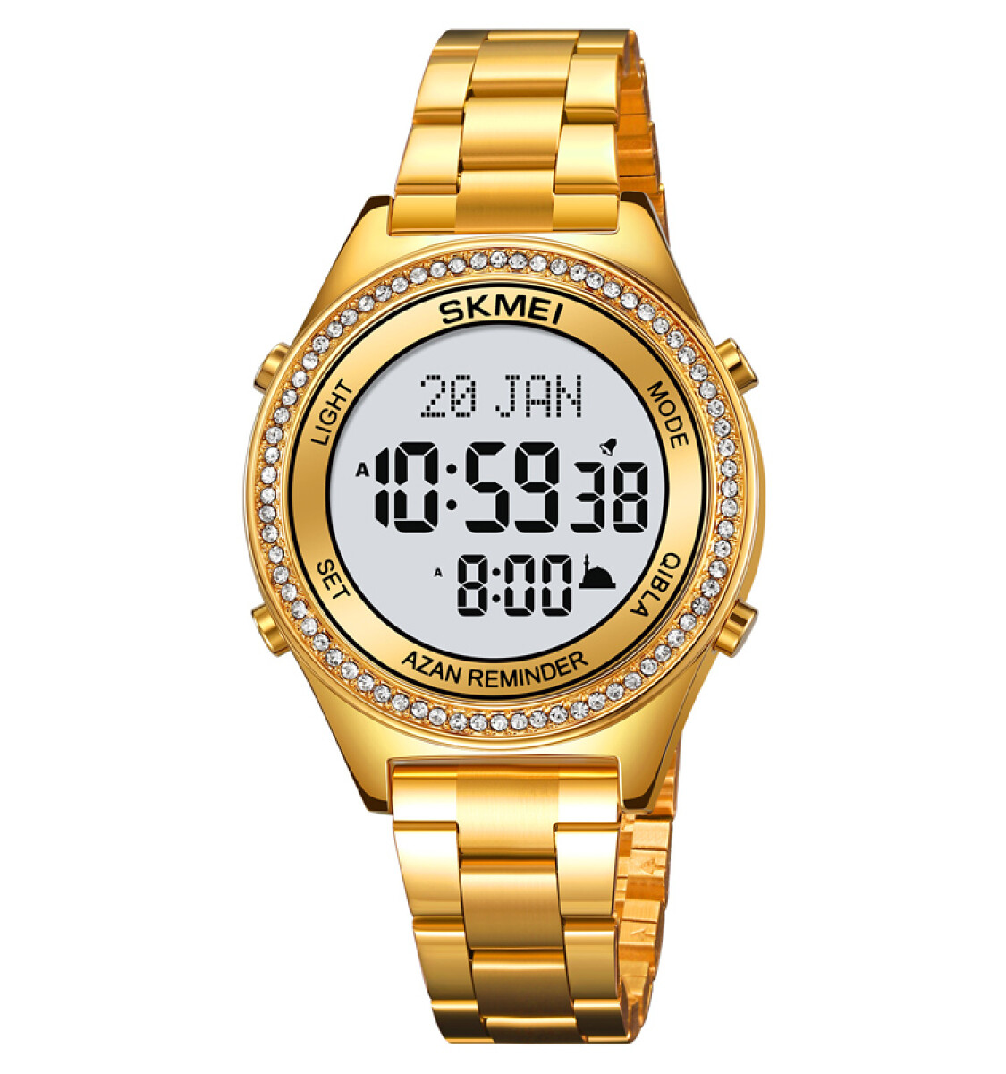 Reloj Skmei 2330GD color dorado para mujer - Dorado 