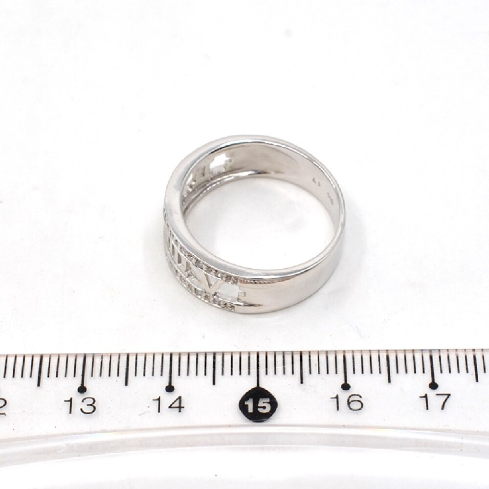 Anillo Oro 18K Blanco Y Brillantes Anillo Oro 18K Blanco Y Brillantes