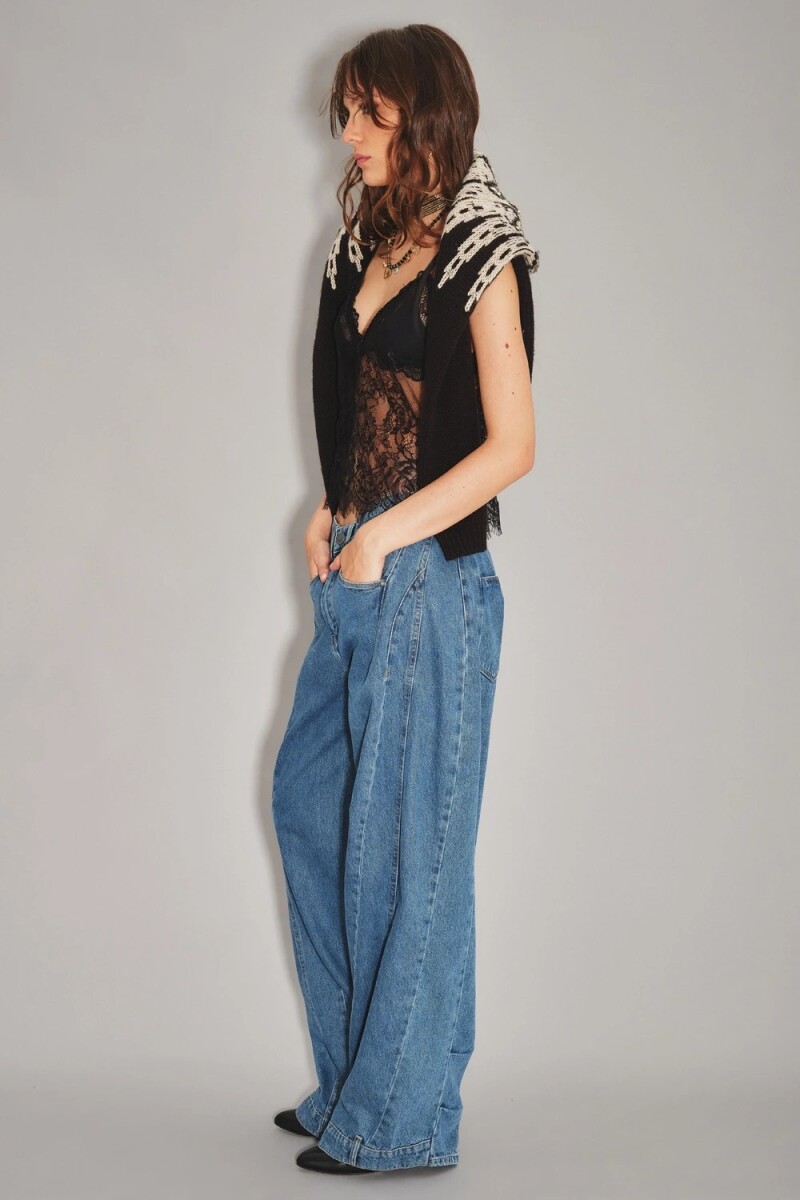 Jean Trash Blue Azul