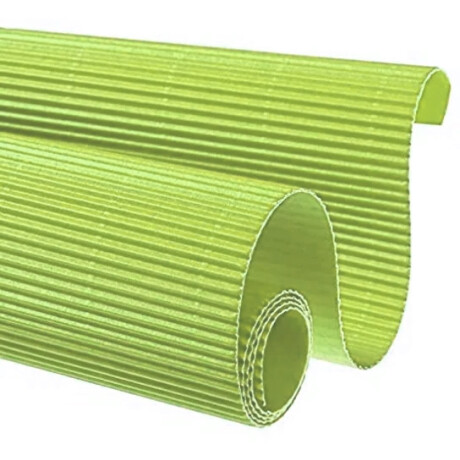 Carton Corrugado 50 cm x 70 cm Verde Manzana