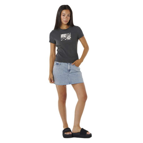 Remera Rip Curl Oceanic Fitted Tee Negro