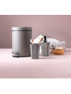 Papelera pedal MALA 3L metal recubierto gris Papelera pedal MALA 3L metal recubierto gris