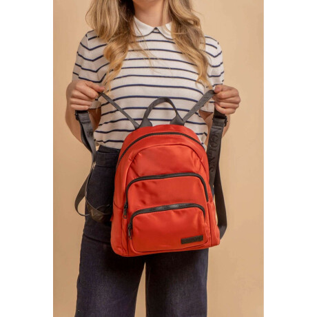 Mochila Flor De Loto Granate