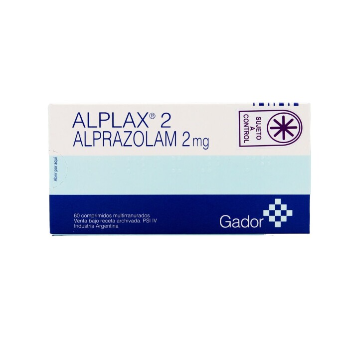 ALPLAX 2 MG. CJ X 60 COMP. única