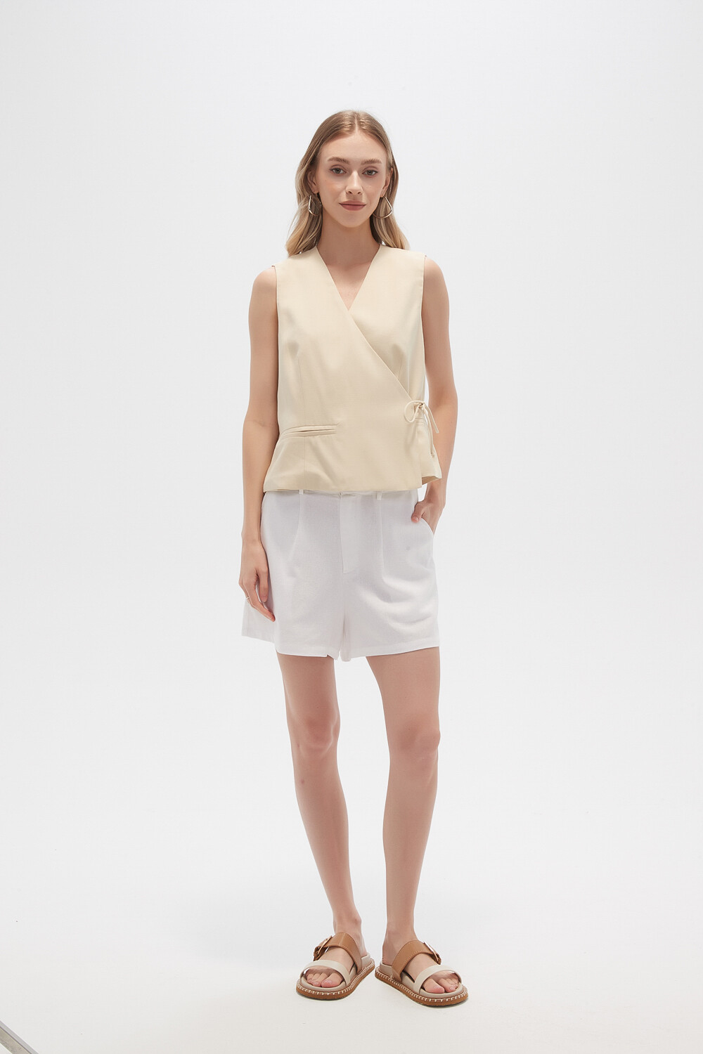 Chaleco Fusta Amarillo Palido