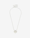 Cadena Corta con Dije Strass Cadena Corta Con Dije Corazón - Plateado Rodio