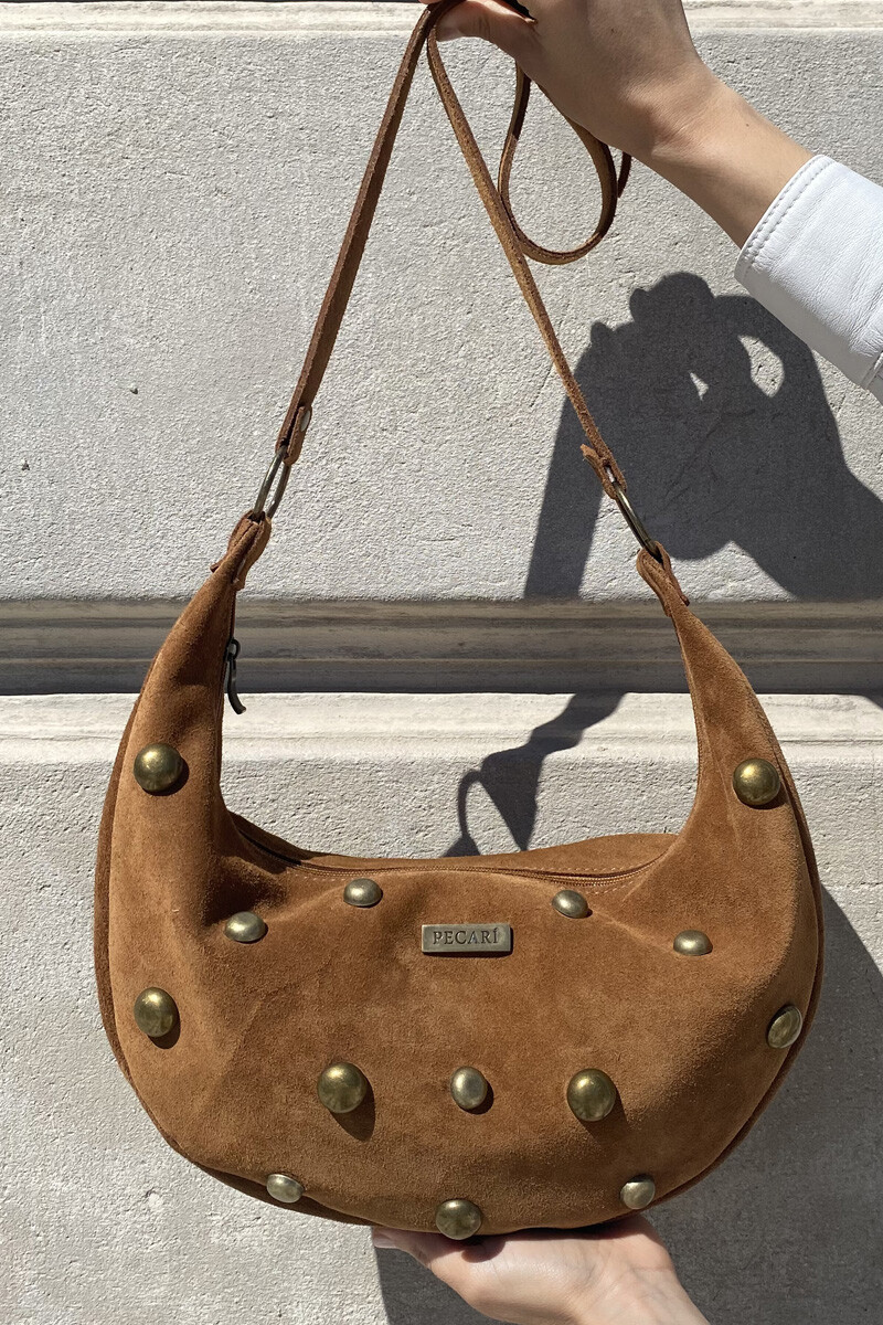Cartera Milos Oxido gamuza