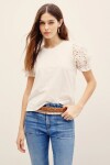 REMERA BALLOON BRODERIE Crudo
