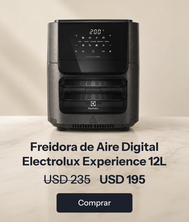 Cuarto Horno Freidora de Aire Digital Electrolux Experience 12L EAF90