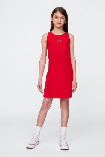 Vestido Logo Gap Niña Tomato Sauce