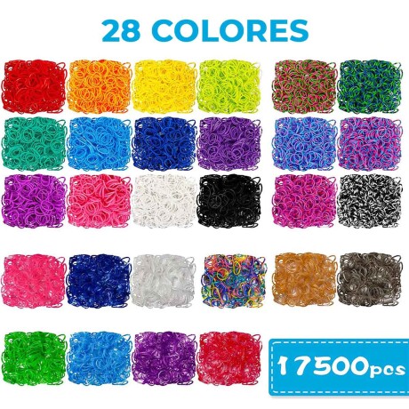 Set Valija De Banditas Gomitas Pulseras 17500pcs Jug001203