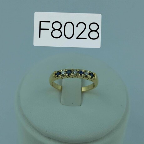 Anillo de oro 18 ktes, MEDIO SIN FIN. Anillo de oro 18 ktes, MEDIO SIN FIN.
