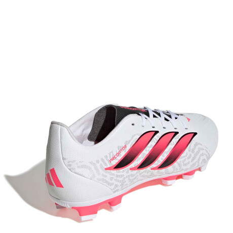 Championes Unisex Adidas Predator Club Fg/Mg Blanco - Rosado