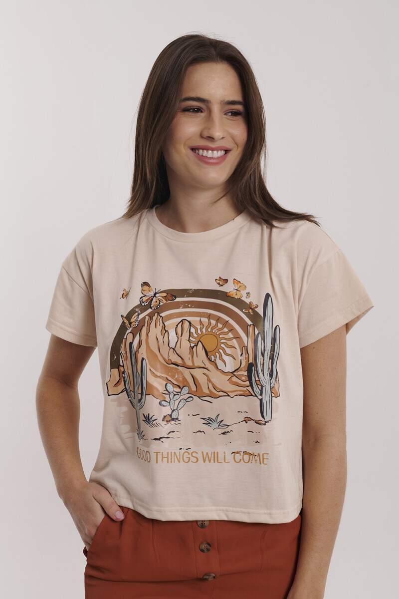 REMERA GRACE BEIGE