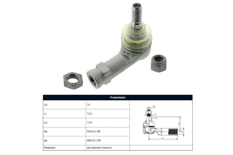 Puntero Chery Cowin/Fulwin Seat Cordoba/Toledo Diesel/Inca Diesel Volks Caddy Ii/Polo 93-25 Der Puntero Chery Cowin/Fulwin Seat Cordoba/Toledo Diesel/Inca Diesel Volks Caddy Ii/Polo 93-25 Der
