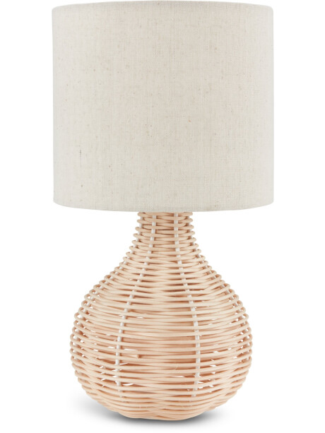 Lámpara mesa HELMER Ø17xA32cm natural Lámpara mesa HELMER Ø17xA32cm natural