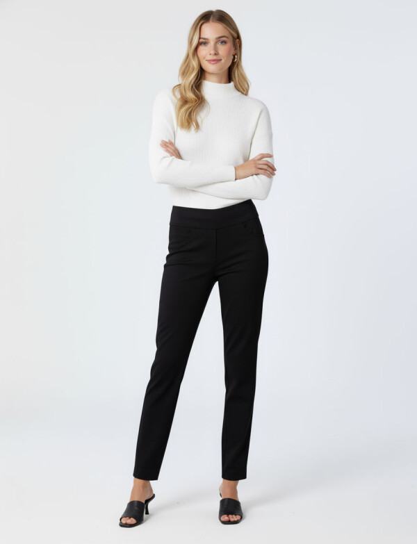 Pantalon Pull On NEGRO