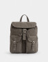 Mochilas Urbanas Mochila Canvas Gris - Gris Oscuro