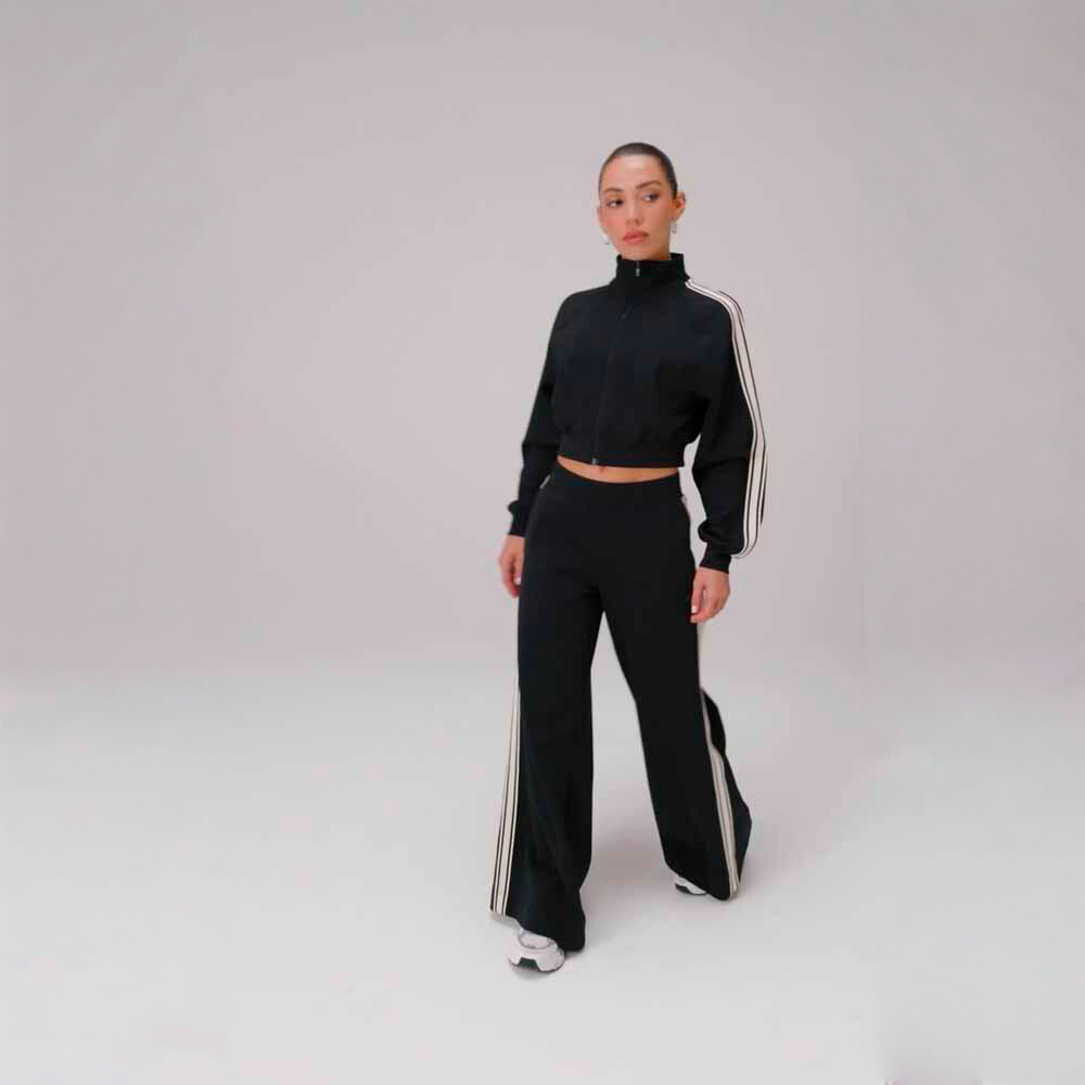 Pantalón Elevated Track Pant Mujer Black/almond Milk