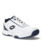 Championes de Mujer Lotto Tennis d/cuero Wns Blanco - Azul Marino