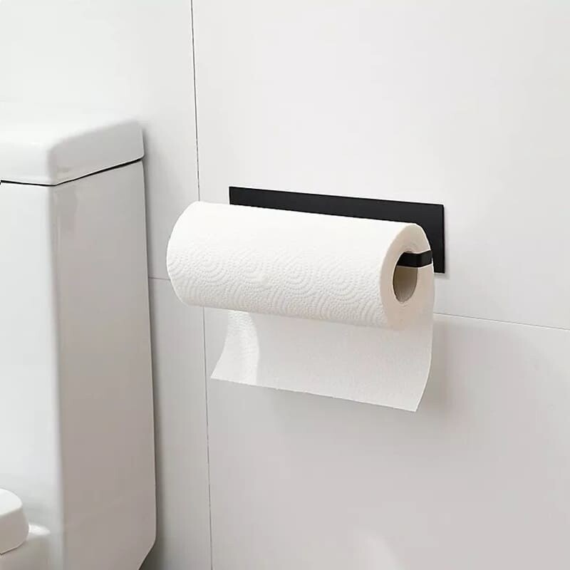 Porta rollos magnético para heladera negro Porta rollos magnético para heladera negro
