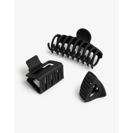 Set De Broches Negro