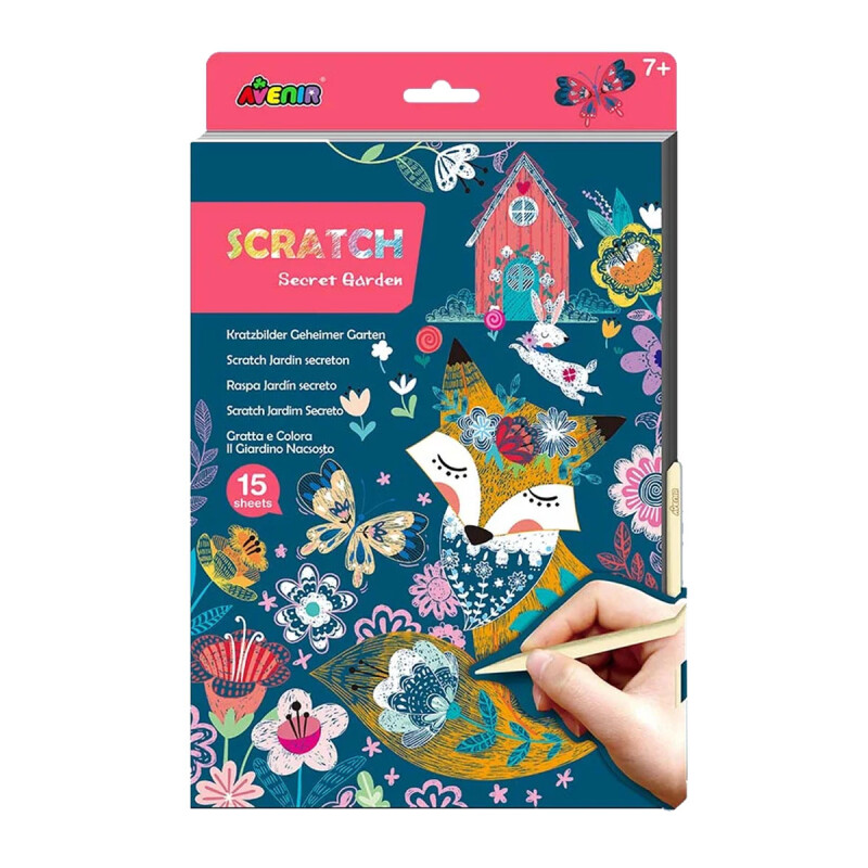 Libro de rascar Scratch Secret Garden