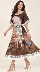 VESTIDO VENUS MARRÓN