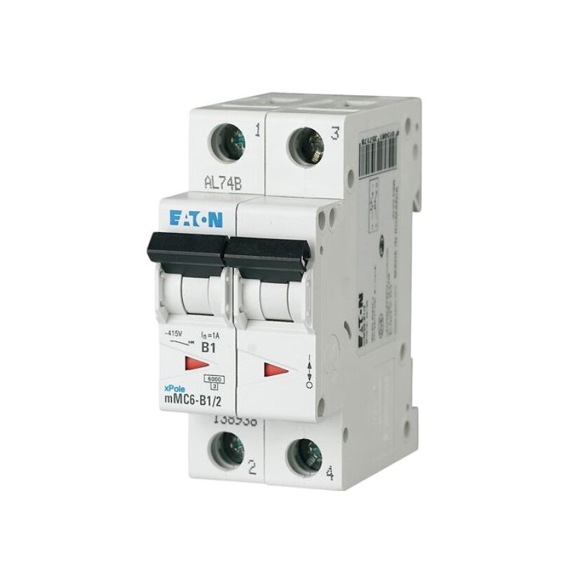 DISYUNTOR DIN 2X 16 A 06 KA EATON DISYUNTOR DIN 2X 16 A 06 KA EATON